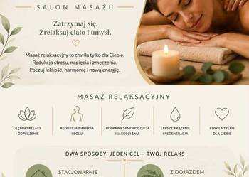Masaż z dojazdem do domu.