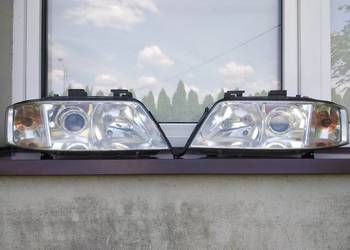 Audi A6 C5 lampy przednie reflektory prawy lewy komplet Hella Europa