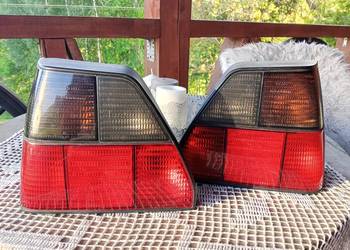 Lampy dymione Hella black red Golf 2 MK2