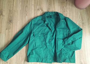 Zielona kurtka koszulowa jesienna letnia przejściowa plus size 58 nowa
