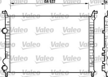 FIAT SIENA/PALIO 02> CHŁODNICA  CIECZY NOWA  VALEO  732948