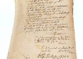 XIX wieczny dokument w języku niemieckim Tczew 1840r