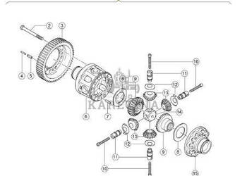 CLAAS Jaguar 970 Mechanizm Różnicowy Przekładnia Wyrównawcza 0007753730 00…