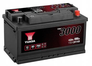 Akumulator 12V 80Ah 760A Yuasa Standard P+