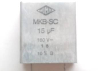 Kondensator MKB-SC 15 mikroF/160V-