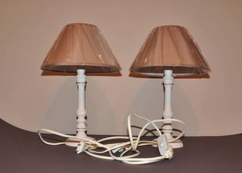 Lampki nocne wys 35cm z abażurem