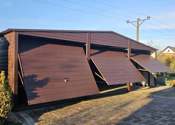 Garaż Mocny Premium 9x5 3 bramy Garaże CAŁA POLSKA SZYBKI TERMIN