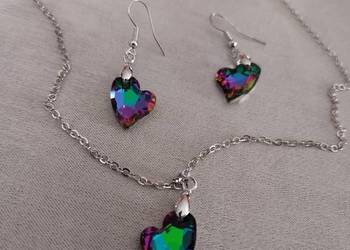 Komplet, naszyjnik, kolczyki