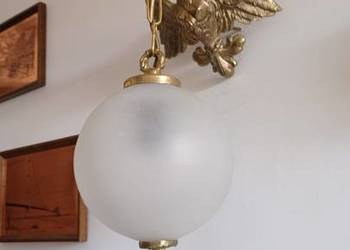 Mosiężne kinkiety z orłem