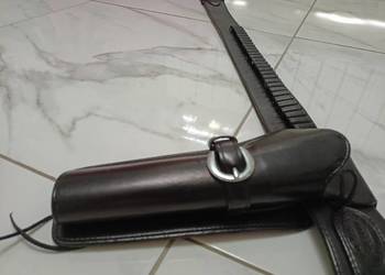 Pas skórzany na rewolwer