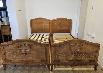 Dwa łóżka ludwikowskie 95x200