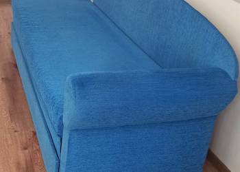 SOFA tapicerowana 140 x 205 cm ze skrzynią używana.