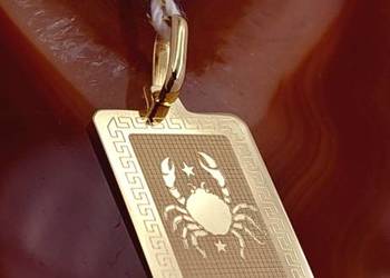 WYPRZEDAŻ !-25% Wisiorek Złoty 585 Znak Zodiaku RAK Z-1145