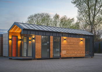 Nowoczesny Domek modułowy całoroczny 35 m2