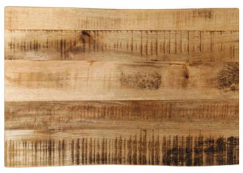 Blat stołu z naturalną krawędzią 60x40x25 cm drewno mango WM-370656
