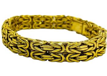 Złota Bransoletka PR 750 120,74g Podwójny Krolewski