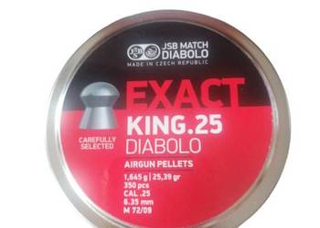Śrut JSB EXACT KING 6.35 350 SZTUK