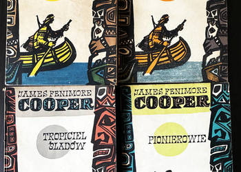 4 X JAMES FENIMORE COOPER - stare wydanie Ostatni Mohikanin...itd