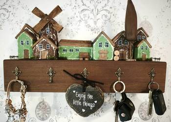 Wieszak na klucze dekoracja ścienna