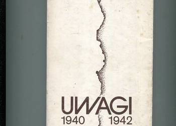 Uwagi 1940 -  1942 - Karol Ludwik Koniński
