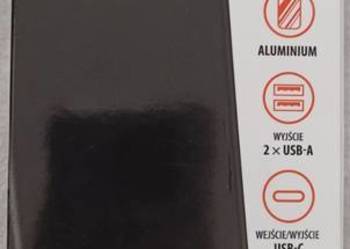 FOREVER powerbank 10000 mAh, 22,5 W, aluminium, NOWY