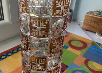 Wazon kryształowy huta Julia;