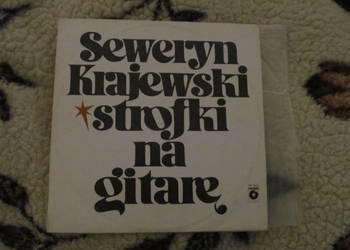 Seweryn Krajewski - strofki na gitarę , płyta winyl