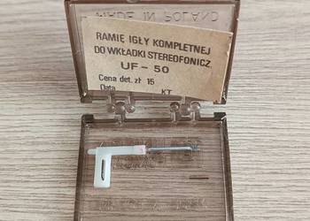 Ramię igły kompletnej do wkładki stereofonicznej UF-50 Unitra Fonica