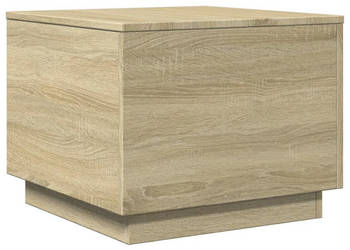 Stolik kawowy z podświetleniem LED dąb sonoma 50x50x40 cm WM-839870