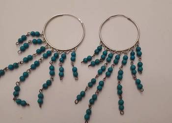 Kolczyki z dyndałkami srebro