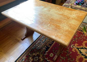 Stół z PRL rozkładany Bernau 1985 r. sosna do renowacji odb osobisty Krk