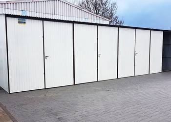 Blaszana montowana hala 12×6 m – biała