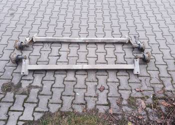 Dwie osie  skrętne do przyczepki