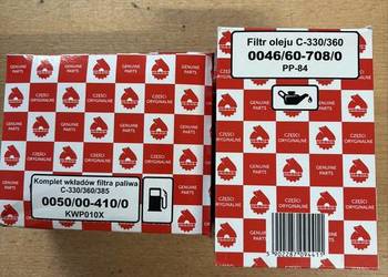 Zestaw filtrów paliwowe i oleju do C330, C360