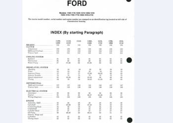 FORD 1700 1900 2110 INSTRUKCJA NAPRAW