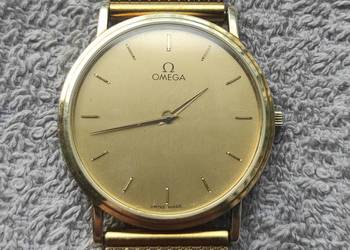 Złoty zegarek Omega, męski 585, 14K