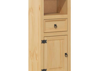 Szafka łazienkowa Corona 45x33x110 cm lite drewno sosnowe WM-4013402