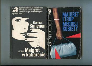 Maigret w kabarecie Maigret i trup młodej kobiety - Simenon