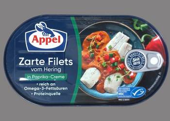 Appel filety śledziowe w kremie paprykowym 200g omega 3