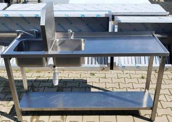 Zlew 2 Komorowy z Półką - 160/50/85 cm - MC 149