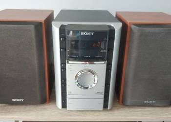 Wieża SONY CMT-GS10 kolumny 2x SS-CGS10 miniwieża pilot