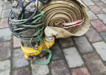 Pompa szlamówka + wąż fi 50