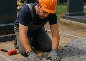 Odnowienie kostki brukowej na cmentarzu, cennik, Wrocław.