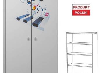 PIESEK 21 - N25 praktyczna szafa dla dziecka 80x53 w.190