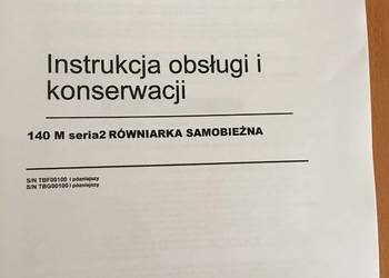 dtr instrukcja obsługi równiarka samobieżna caterpillar 140m2 i inne dtr instrukcja obsługi równiarka samobieżna caterpillar 140m2 i inne