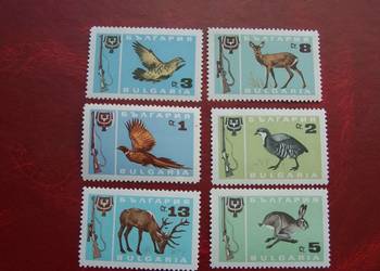 Bułgaria 1967 MNH Mi. 1691/96 Fauna Zwierzęta Łowiectwo  a