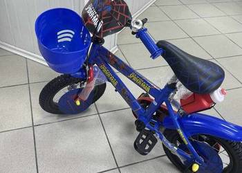 Rowerek 12 cali Spiderman czarny lub niebieski