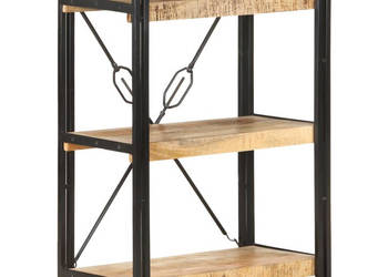 3-poziomowy regał 60x30x80 cm lite drewno mango WM-320618
