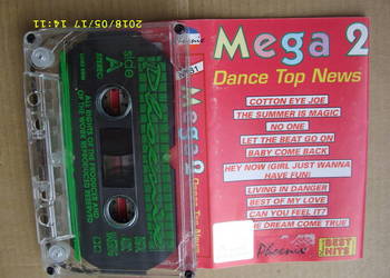 + DANCE kaseta ;MEGA  DANCE TOP. 2.