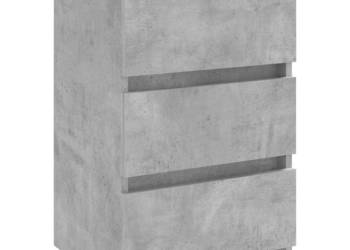 Szafki nocne 2 szt. szarość betonu 40x35x625 cm WM-806220